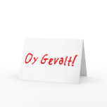 Oy Gevalt! cards