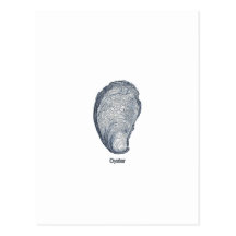 Oyster Shell Logo Post Cards