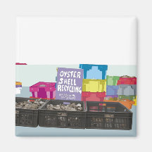 Oyster Shell Recycling, Whitstable Magnets