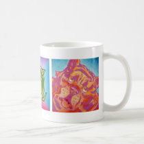 OZ Coffee Mug - Oz w/ Hungry Tiger & Cowardly Lion mugs