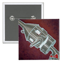 Oz Pinback - Tin Man buttons