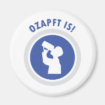 ozapftis Oktoberfest bavarian icon Refrigerator Magnets