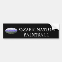 OZARK NATION PAINTBALL Bumper Sticker