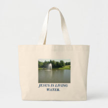 P1010014, JESUS IS LIVING WATER. BAG