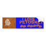 P2200029, I LOVE PETOSKEY ROCKS - Customised Bumper Sticker