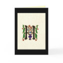 p25 MEDIEVAL LETTER H cards