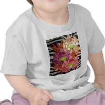 P2 Floral Zebra Mural Shirts