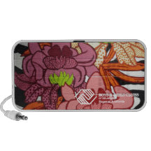 P2 Floral Zebra MuralSpeaker