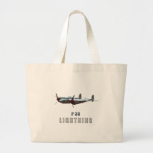 P38 Lightning Canvas Bags