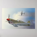 P-40 Warhawks Print