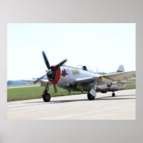 P-47 Thunderbolt At Shaw AFB. Posters