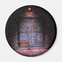 P is for Patina Refrigerator Magnet