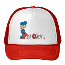P is for Police Officer Mesh Hat
