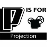 P Is For Projection photo sculptures