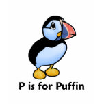 P is for Puffin t-shirts