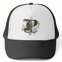 "P" monogram hat