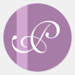 P Monogram Sticker