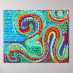P. OM MANTRA:  Om 108 times and other mantras posters