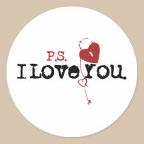 P.S. I Love You stickers