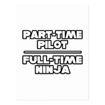 P/T Pilot, F/T Ninja Postcards