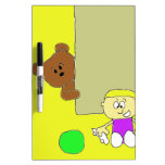 P Teddy Peeks At Ball Dry Erase Boards