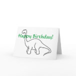 PA- Happy Birthday! Dinosaur Card