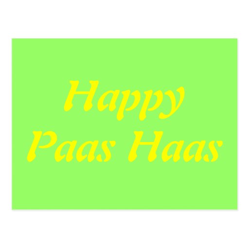 Paaskaart Vier Pasen in stijl Post Card