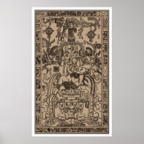 Pacal's Sarcophagus  - Ancient Mayan Spaceship Posters