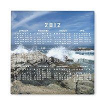 Pacific Crashing In; 2012 Calendar Refrigerator Magnets