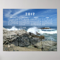 Pacific Crashing In; 2012 Calendar Print