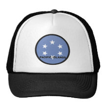 Pacific Islands Roundel quality Flag Trucker Hats
