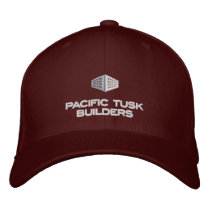 Pacific Tusk Builders Dark Apparel Embroidered Hats