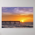 Pacifica Pier Sunset posters