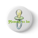 Pacifier image on Mummy to be Button