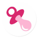Pacifier stickers