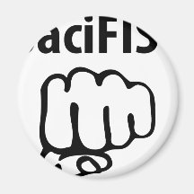 pacifist icon refrigerator magnet