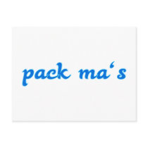 pack ma's Bayern bayrisch bayerisch Postkarte