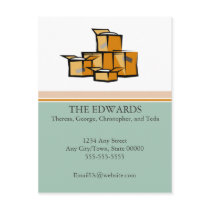 Packed Up Moving Announcement Post Card