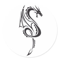 Pact Of The Dragon B1 Round Sticker