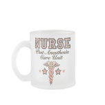 PACU Nurse Caduceus Frosted Mug
