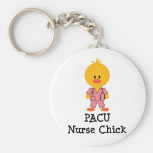 PACU Nurse Chick Keychain