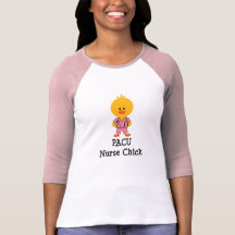 PACU Nurse Chick Raglan Tee