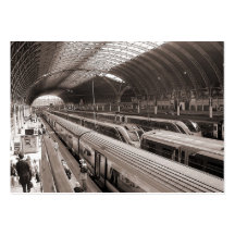 Paddington Station, London. Mini Photo Business Card