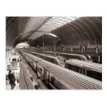 Paddington Station, London. Postcard