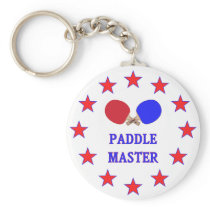 Paddle Master Ping Pong Keychain