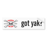Paddle or Die Yakinmo.com got yak? Bumper Sticker bumper stickers