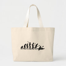 Paddling Evolution (kayak) Canvas Bag