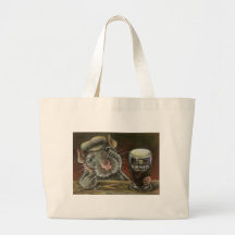 Paddy the rat canvas bags