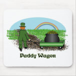 Paddy Wagon St Patricks Day shirt mousepads