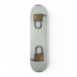 Padlock Custom Skate Board